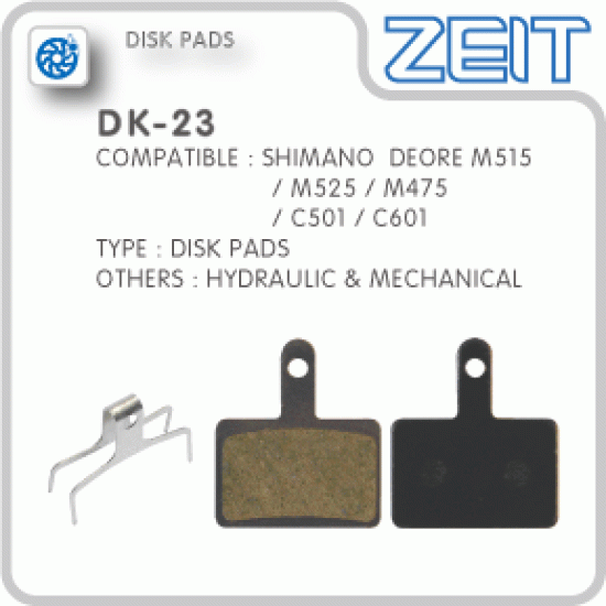 ZEIT DK-23S DISC BRAKE PADS